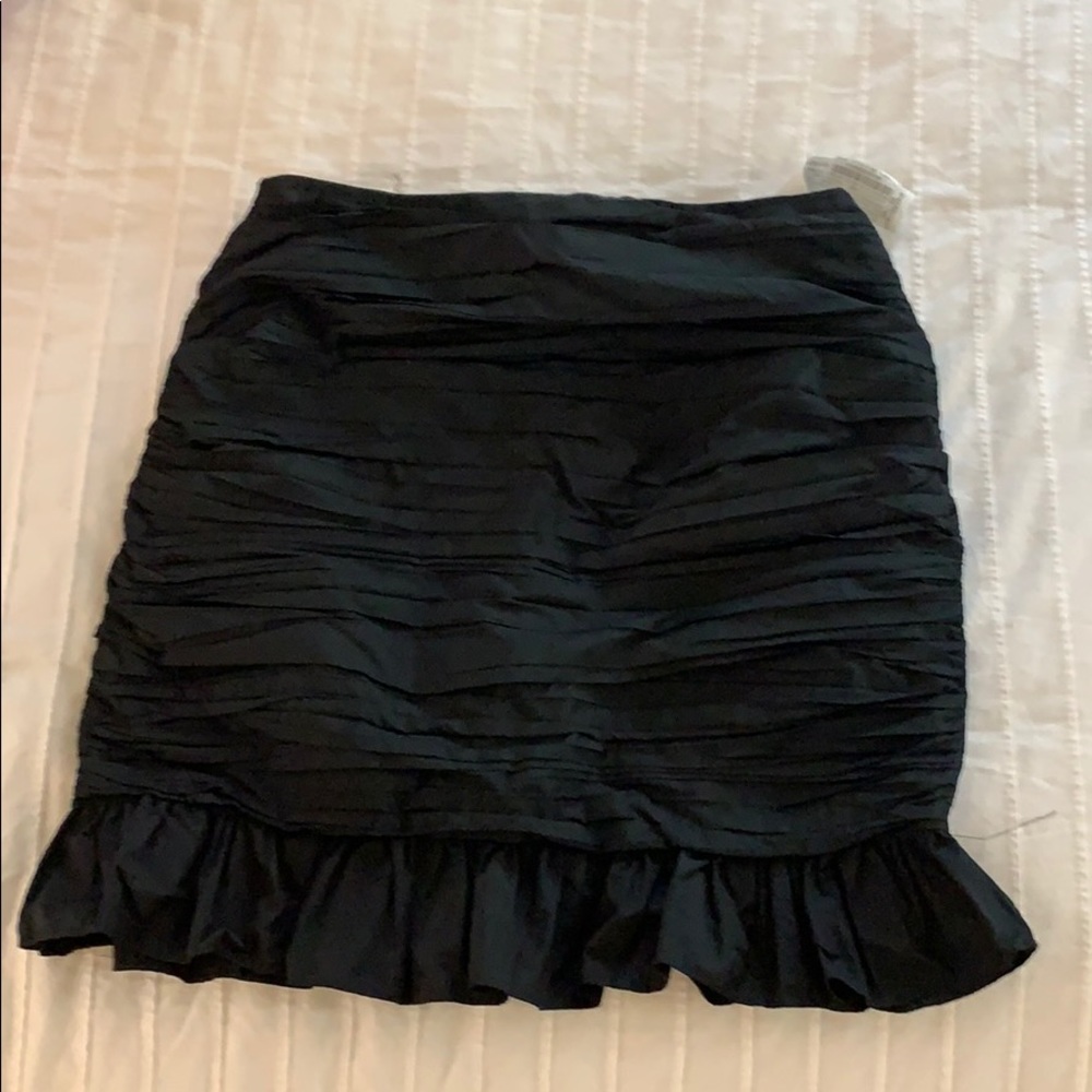 ZARA Black Frill mini skirt